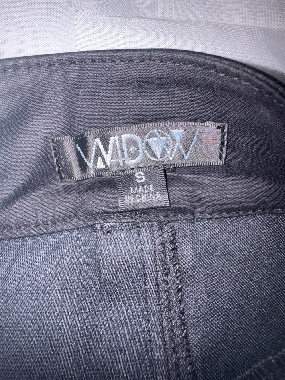 DollsKill.com WIDOW Black Faux Leather shorts, short w/ Chain Accents - NWOT - S - Picture 4 of 11